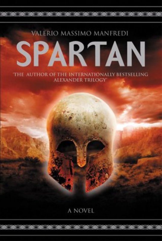 Book cover for "Spartan" by Valerio Massimo Manfredi