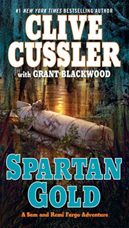 Book cover for "Spartan Gold" by Clive Cussler