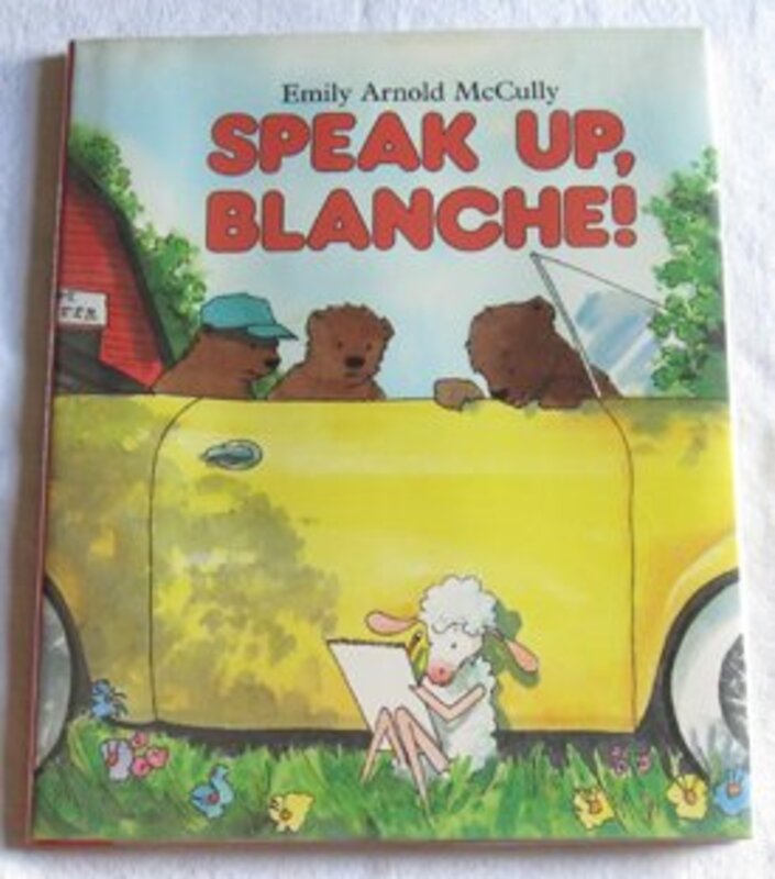 Book cover for "Speak Up, Blanche!" by Emily Arnold McCully