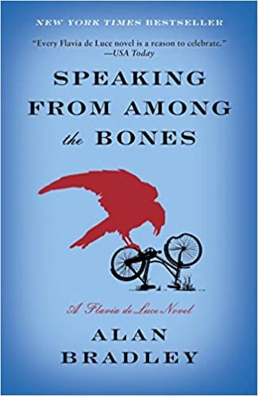 Book cover for "Speaking from Among the Bones" by Alan Bradley