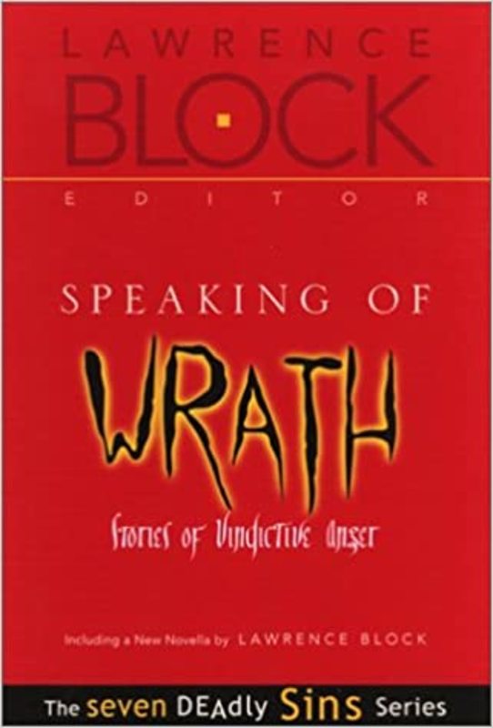 Book cover for "Speaking of Wrath" by Lawrence Block