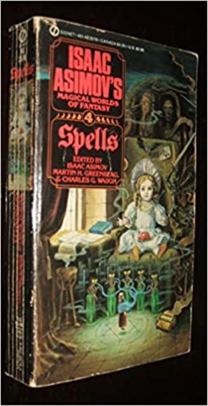 Book cover for "Spells" by Isaac Asimov