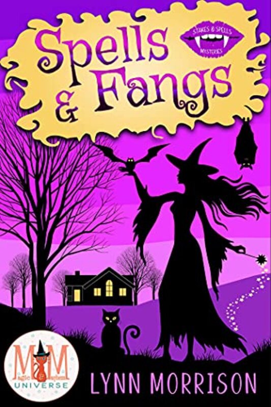 Book cover for "Spells and Fangs" by Lynn Morrison
