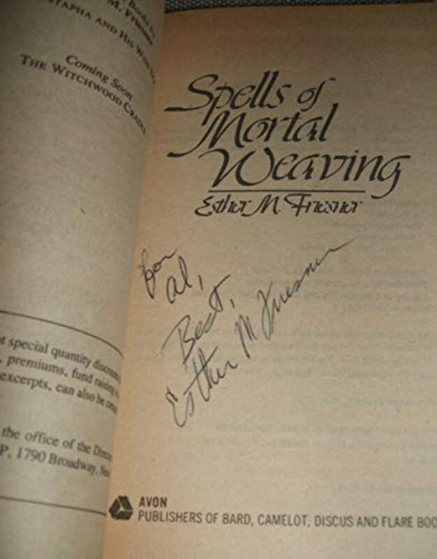 Book cover for "Spells of Mortal Weaving" by Esther M Friesner