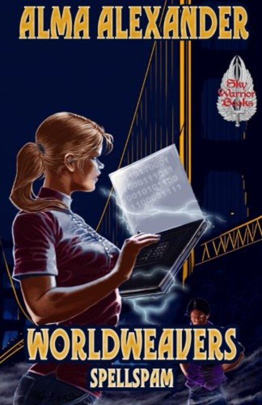 Book cover for "Spellspam" by Alma Alexander