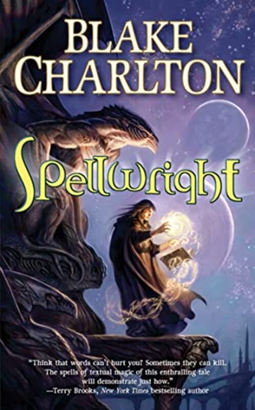 Book cover for "Spellwright" by Blake Charlton