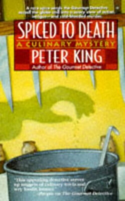 Book cover for "Spiced to Death" by Peter King