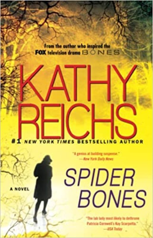 Book cover for "Spider Bones" by Kathy Reichs