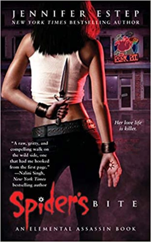 Book cover for "Spider's Bite" by Jennifer Estep