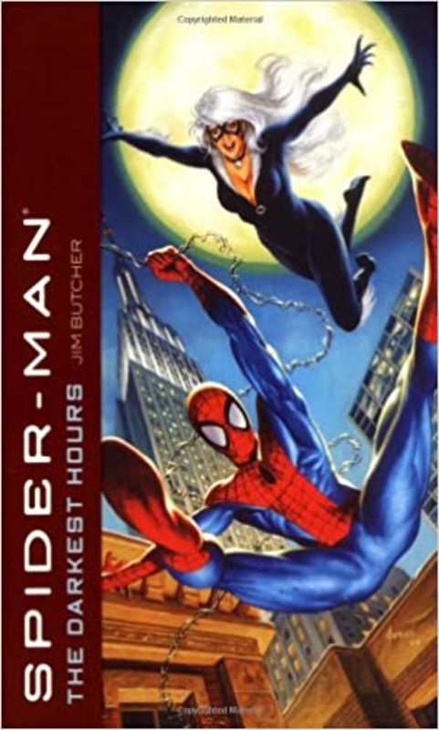 Book cover for "Spider-Man" by Jim Butcher