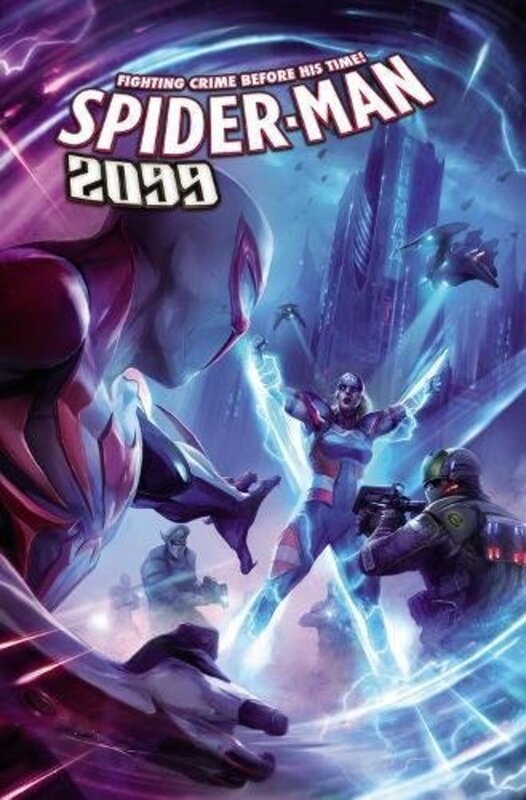 Book cover for "Spider-Man 2099, Volume 5" by Peter David
