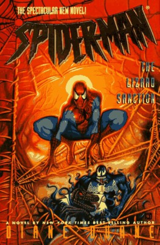 Book cover for "Spider-Man The Lizard Sanction" by Diane Duane