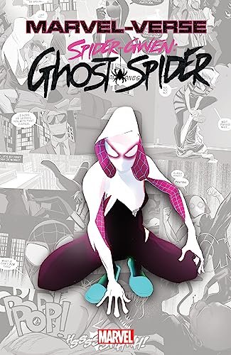 Book cover for "Spider-Gwen - Ghost-spider" by Noelle Stevenson