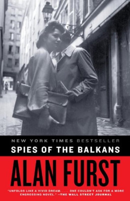 Book cover for "Spies of the Balkans" by Alan Furst