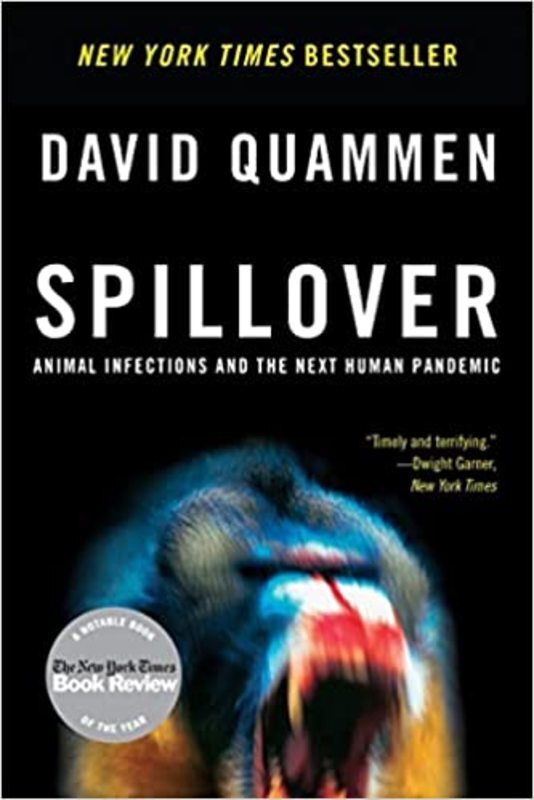 Book cover for "Spillover" by David Quammen
