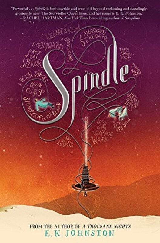 Book cover for "Spindle" by EK Johnston