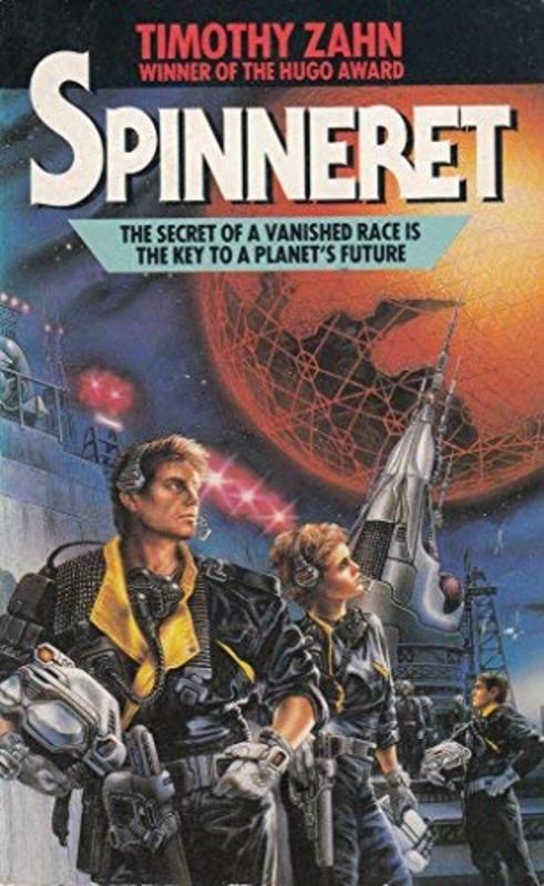 Book cover for "Spinneret" by Timothy Zahn