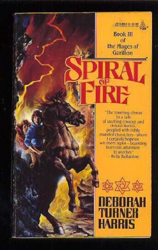 Book cover for "Spiral of Fire" by Deborah Turner Harris