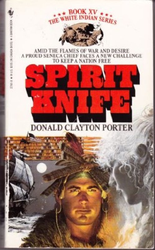 Book cover for "Spirit Knife" by Donald Clayton Porter