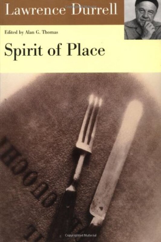 Book cover for "Spirit of Place" by Lawrence Durrell