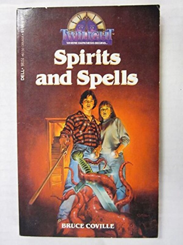 Book cover for "Spirits and Spells" by Bruce Coville