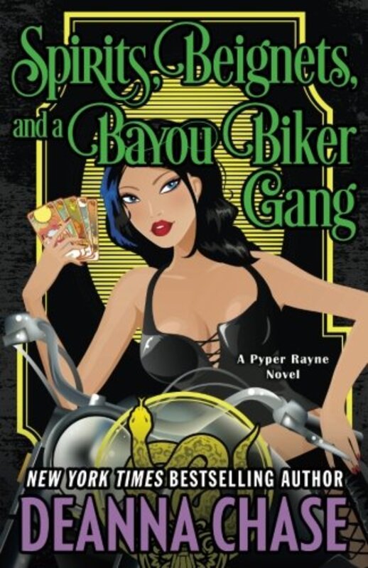 Book cover for "Spirits, Beignets, and a Bayou Biker Gang" by Deanna Chase