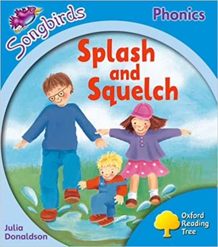 Book cover for "Splash and Squelch" by Julia Donaldson