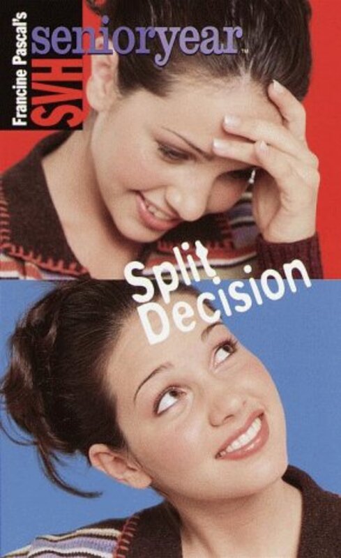 Book cover for "Split Decision" by Francine Pascal