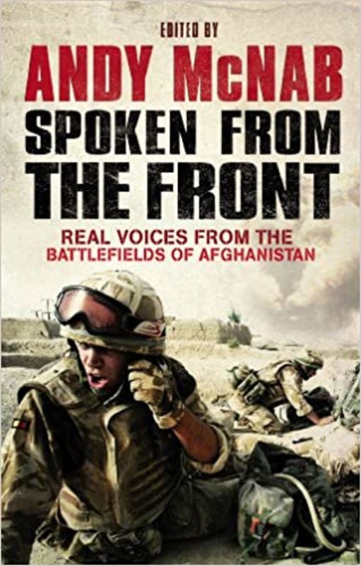 Book cover for "Spoken From The Front" by Andy McNab