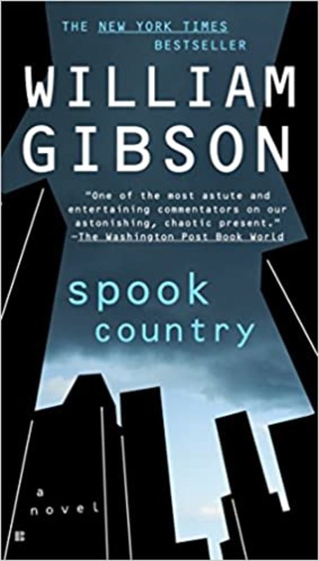 Book cover for "Spook Country" by William Gibson