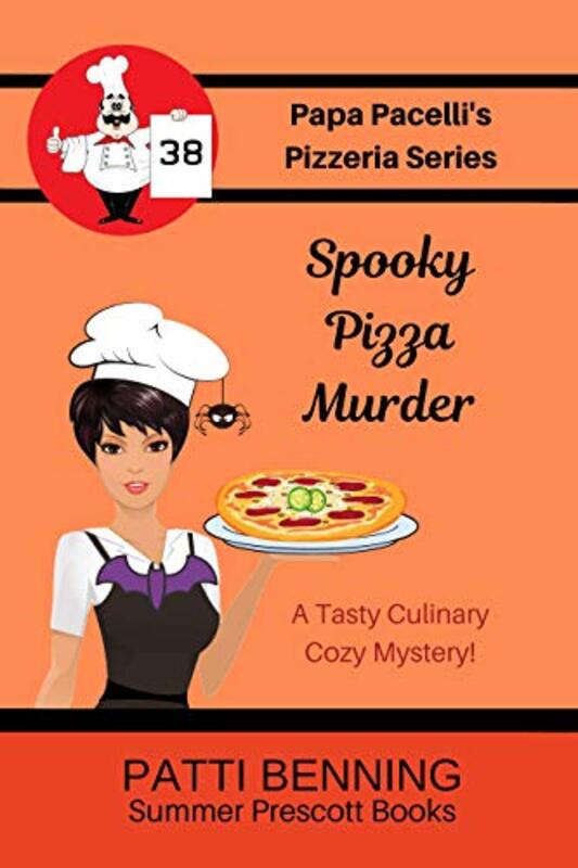 Book cover for "Spooky Pizza Murder" by Patti Benning