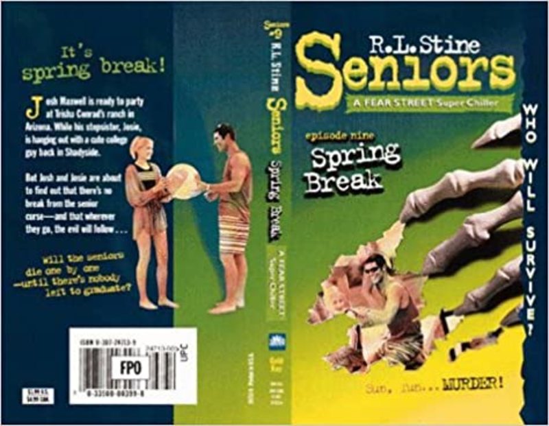 Book cover for "Spring Break" by R.L. Stine
