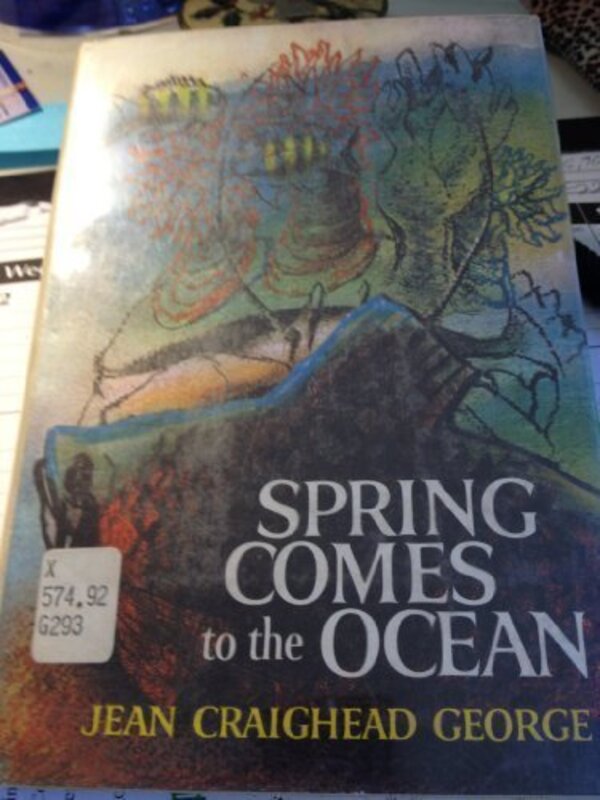 Book cover for "Spring Comes to the Ocean" by Jean Craighead George