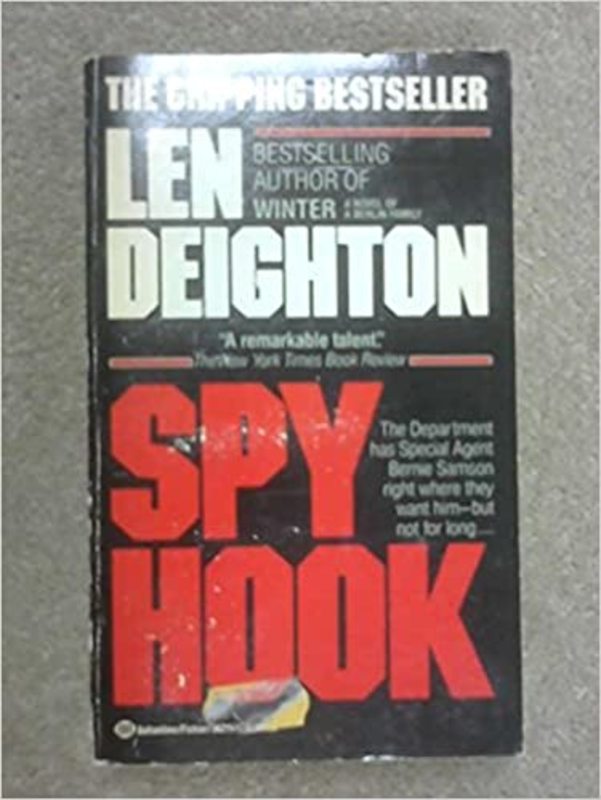 Book cover for "Spy Hook" by Len Deighton