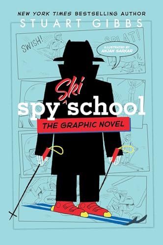 Book cover for "Spy Ski School" by Stuart Gibbs
