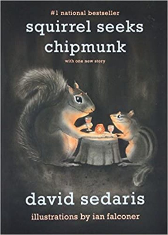 Book cover for "Squirrel Seeks Chipmunk"
