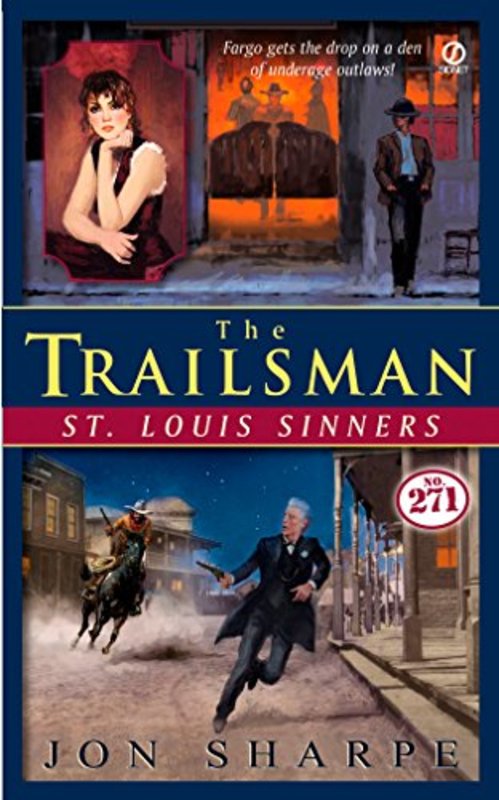 Book cover for "St. Louis Sinners" by Jon Sharpe