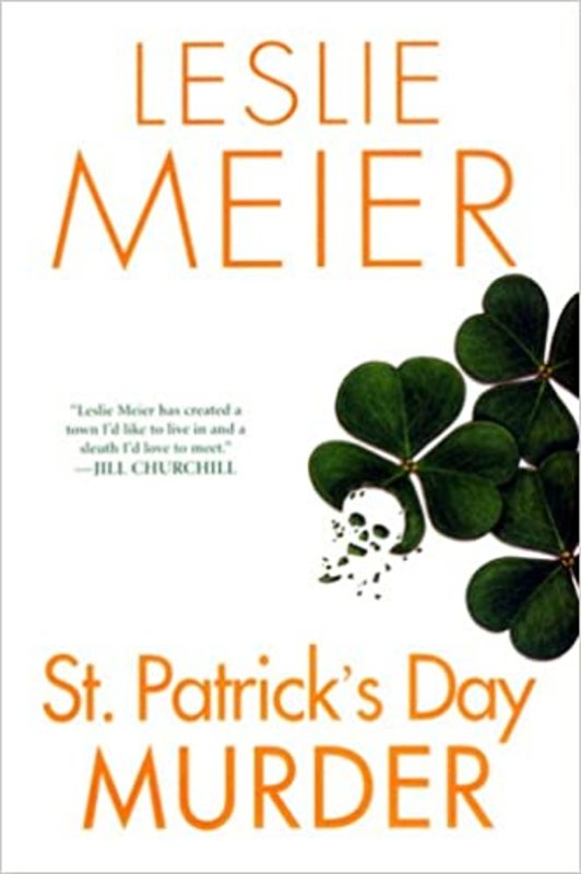 Book cover for "St. Patrick's Day Murder" by Leslie Meier