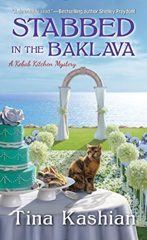 Book cover for "Stabbed in the Baklava" by Tina Kashian
