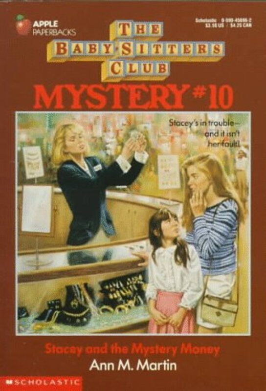 Book cover for "Stacey and the Mystery Money" by Ann M Martin