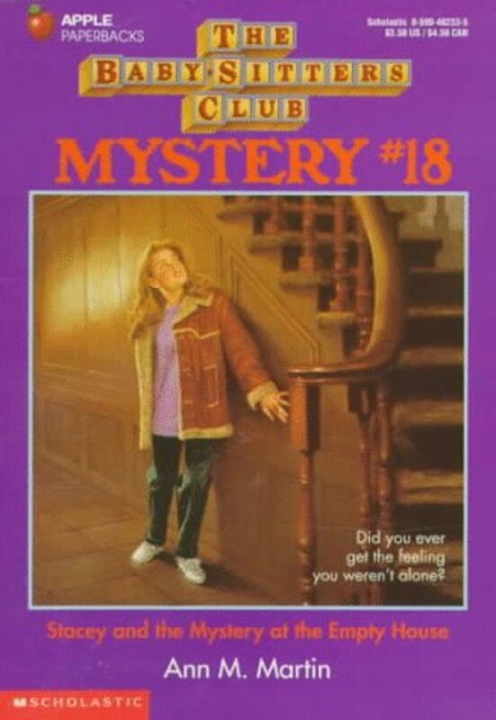 Book cover for "Stacey and the Mystery at the Empty House" by Ann M Martin