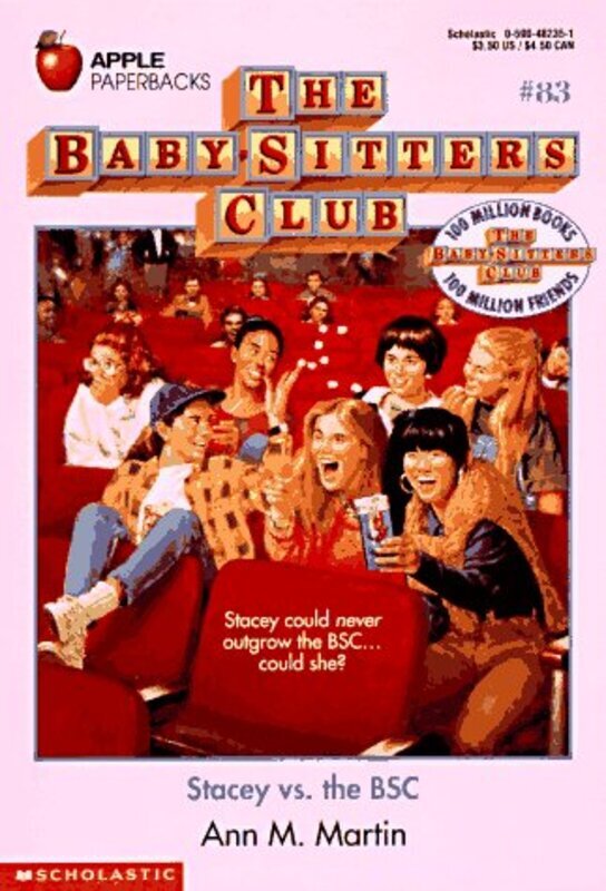 Book cover for "Stacey vs. the BSC" by Ann M Martin