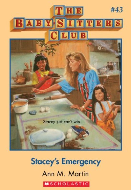 Book cover for "Stacey's Emergency" by Ann M. Martin