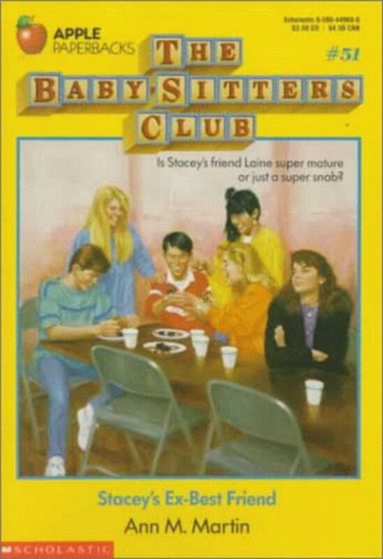 Book cover for "Stacey's Ex-Best Friend" by Ann M Martin