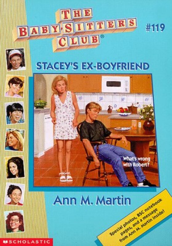 Book cover for "Stacey's Ex-Boyfriend" by Ann M Martin
