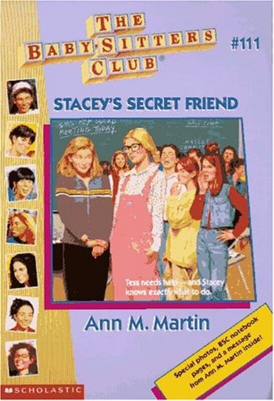 Book cover for "Stacey's Secret Friend" by Ann M Martin
