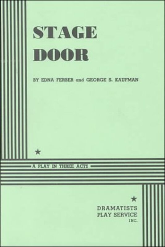 Book cover for "Stage Door" by Edna Ferber