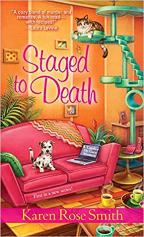 Book cover for "Staged to Death" by Karen Rose Smith
