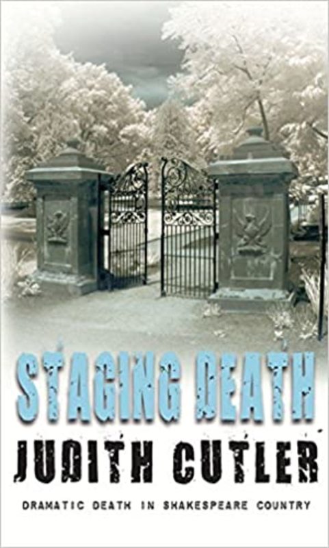 Book cover for "Staging Death" by Judith Cutler