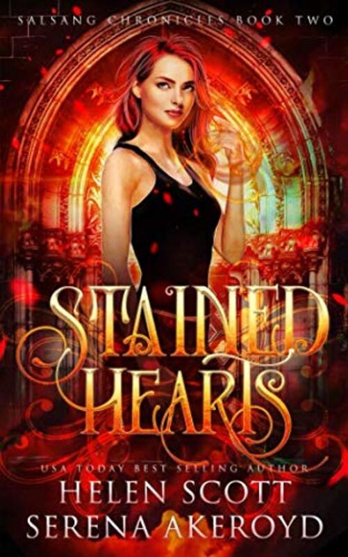 Book cover for "Stained Hearts" by Serena Akeroyd